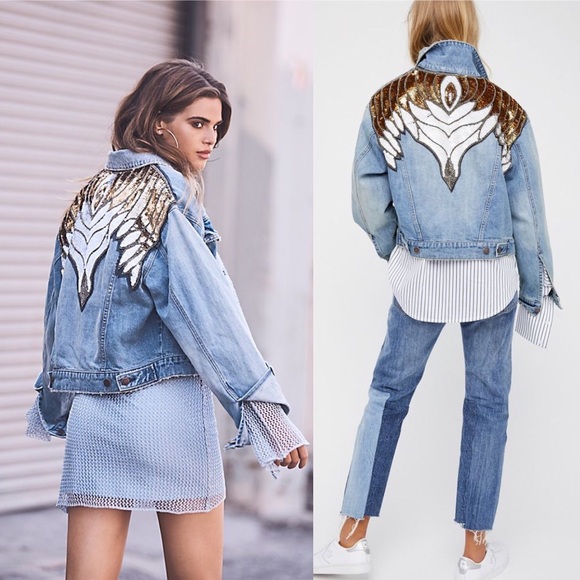 Glam Embellished Denim Jacket | Poshmark